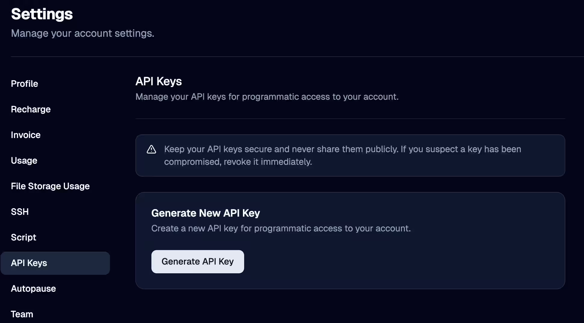 API