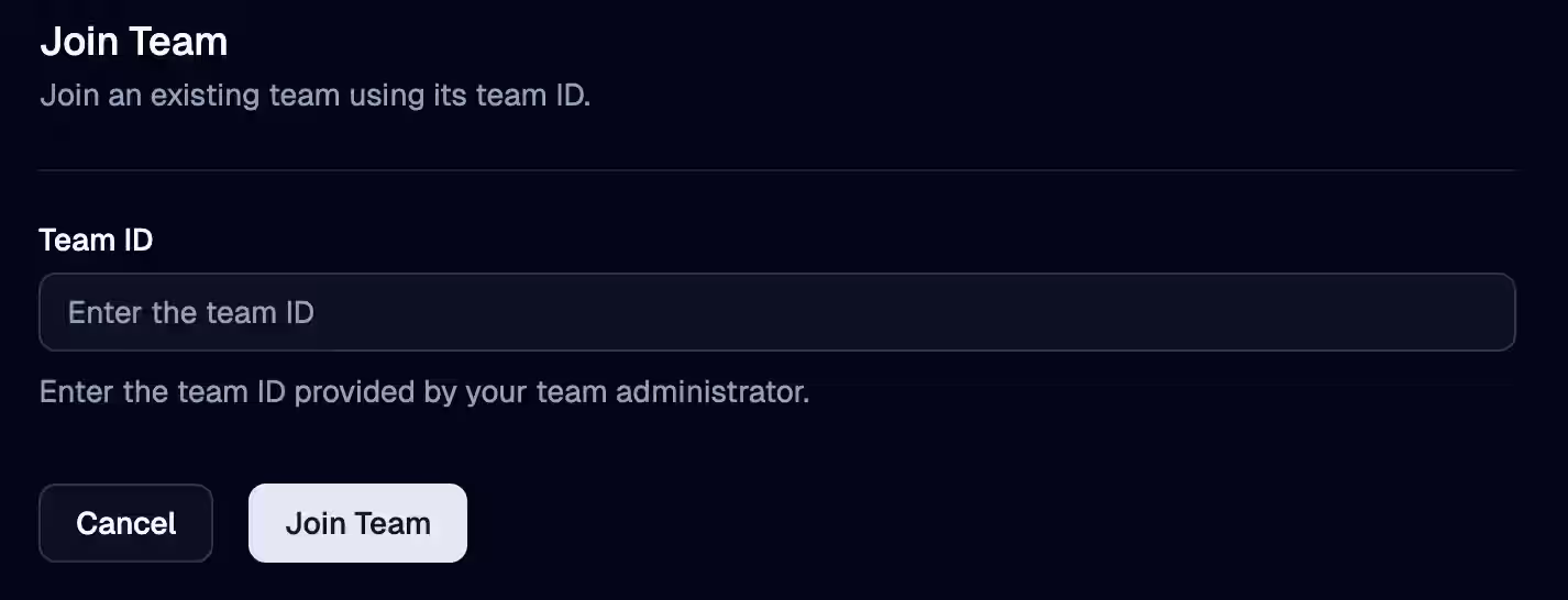Join Team Button